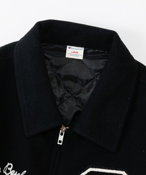 Champion（チャンピオン）の「【Champion/チャンピオン】メンズ メンズカジュアル アワードジャケット（その他アウター・メンズ・ネイビー/ダークグリーン/ブラック・LARGE/MEDIUM/X-LARGE）」の6枚目の写真