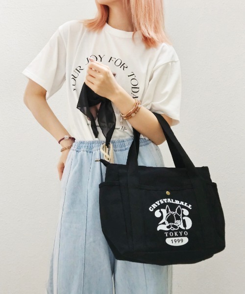 CRYSTAL BALL（クリスタルボール）の「フェルム（トートバッグ・レディース・ブラック/キャメル/ホワイト・FREE）」の2枚目の写真