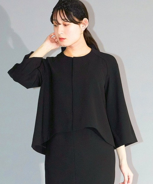 バックリボンフォーマルジャケット【喪服・礼服】【入卒式・結婚式