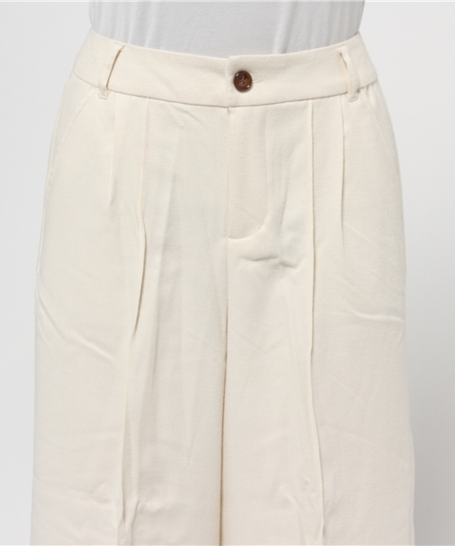 CIAOPANIC TYPY(チャオパニックティピー)の「起毛ストレッチタックワイドパンツ(その他パンツ・レディース・アイボリー/グレー/ネイビー・SMALL/MEDIUM)」の7枚目の写真