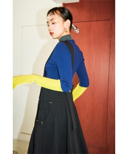 セール】SHEER LAYERED TURTLE KT（ニット/セーター）｜OMMO（オーエム