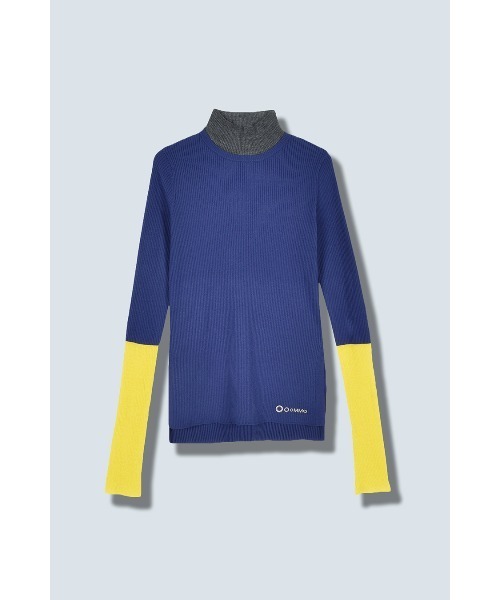 セール】SHEER LAYERED TURTLE KT（ニット/セーター）｜OMMO（オーエム