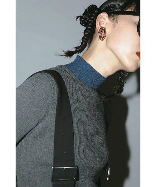 セール】SHEER LAYERED TURTLE KT（ニット/セーター）｜OMMO（オーエム