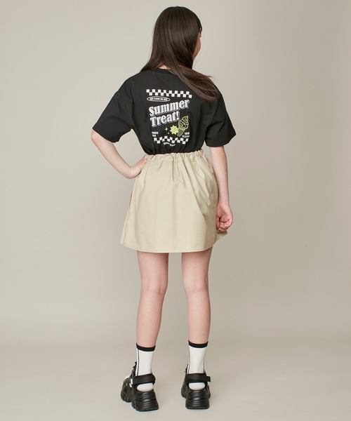 SISTER JENNI(SISTER JENNI)の「【ウエスト調整可】クロスベルトプリーツスカパン(スカート・キッズ・ブラック/ベージュ/グレー・160cm/150cm/140cm/130cm)」の18枚目の写真