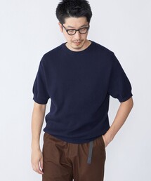 SHIPS: 奥山メリヤス ニット Tシャツ