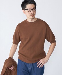 SHIPS: 奥山メリヤス ニット Tシャツ