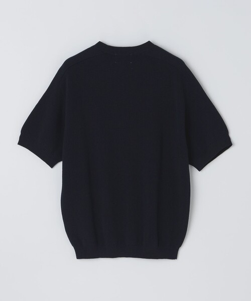 SHIPS(シップス)の「SHIPS: 奥山メリヤス ニット Tシャツ(Tシャツ/カットソー・メンズ・ライトグレー/キャメル/ネイビー・SMALL/MEDIUM/LARGE)」の13枚目の写真