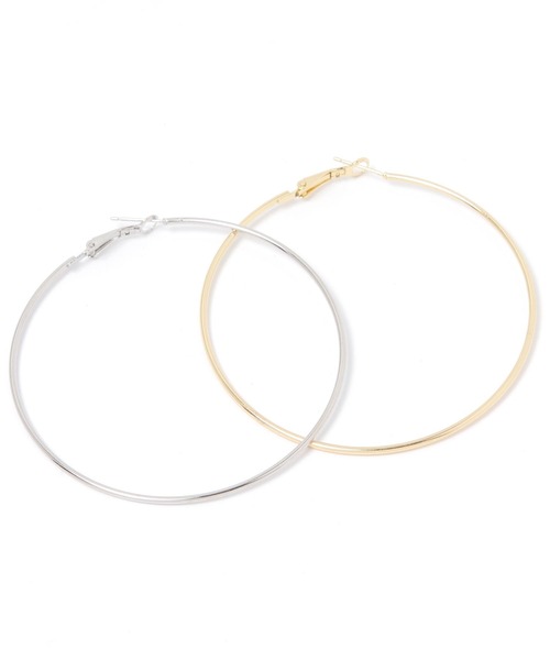 GEORGE'S(ジョージズ)の「BIGホソフープピアス(ピアス(両耳用)・レディース・その他/イエロー・FREE)」の5枚目の写真