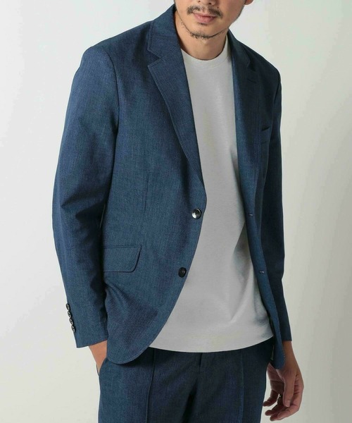 MEN'S BIGI(メンズビギ)の「【ACTIVE TAILOR/アクティブテイラー】シルケットスムースクルーネックTシャツ<接触冷感 / UVカット>(Tシャツ/カットソー・メンズ・グレー/ブラック/ホワイト/ネイビー・02/03/04/01)」の15枚目の写真