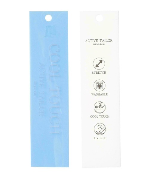 MEN'S BIGI(メンズビギ)の「【ACTIVE TAILOR/アクティブテイラー】シルケットスムースクルーネックTシャツ<接触冷感 / UVカット>(Tシャツ/カットソー・メンズ・グレー/ブラック/ホワイト/ネイビー・02/03/04/01)」の10枚目の写真