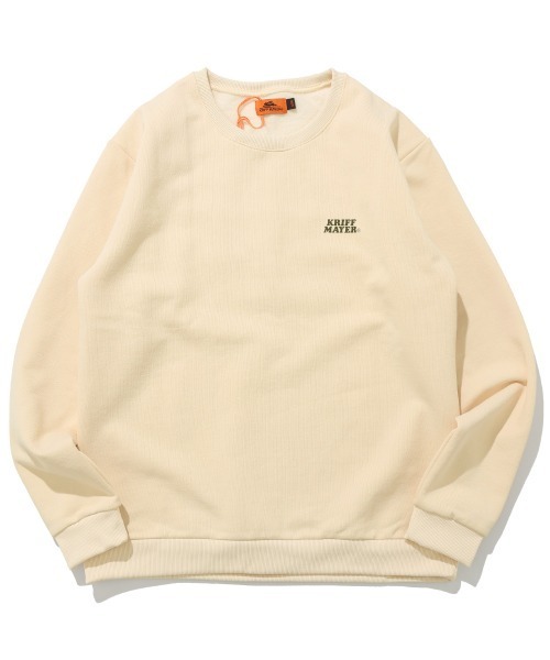 KRIFF MAYER Kid's Collection(クリフメイヤーキッズコレクション)の「【伸縮性・あたたかい】裏起毛クルー(クリフラビット)(スウェット・キッズ・レッド/ブラウン/ナチュラル/チャコール/カラフル・140/160/150/130/120/170)」の8枚目の写真