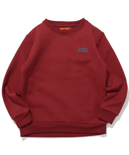 KRIFF MAYER Kid's Collection(クリフメイヤーキッズコレクション)の「【伸縮性・あたたかい】裏起毛クルー(クリフラビット)(スウェット・キッズ・レッド/ブラウン/ナチュラル/チャコール/カラフル・140/160/150/130/120/170)」の14枚目の写真