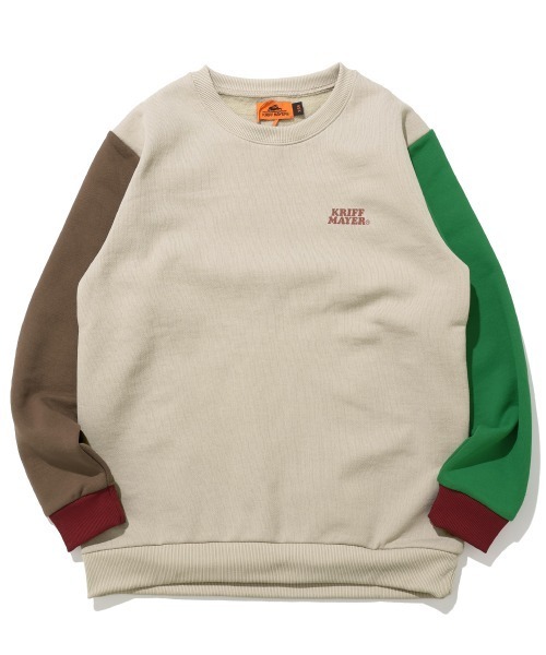 KRIFF MAYER Kid's Collection(クリフメイヤーキッズコレクション)の「【伸縮性・あたたかい】裏起毛クルー(クリフラビット)(スウェット・キッズ・レッド/ブラウン/ナチュラル/チャコール/カラフル・140/160/150/130/120/170)」の15枚目の写真