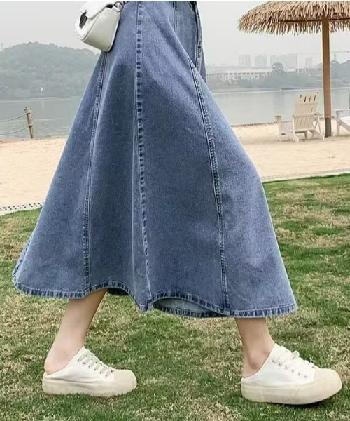 REBALANCE（リバランス）の「デニムスカート（スカート・レディース・A/B・MEDIUM/LARGE/X-LARGE）」の8枚目の写真