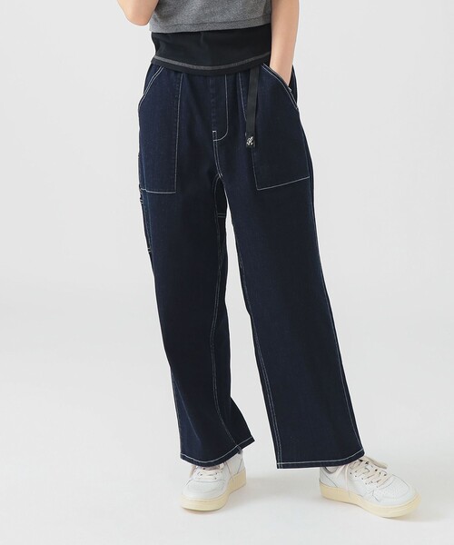 Lee×グラミチ GRAMiCCi ペインターパンツ クロップドパンツ デニム gramicci × lee コラボパンツ painter cropped | BLUEBEAT ONLINE