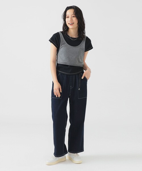 Gramicci(グラミチ)の「【別注】Gramicci / デニム ペインター パンツ(S~M)(デニムパンツ・レディース・インディゴブルー/ブルー系その他3・MEDIUM/SMALL)」の11枚目の写真