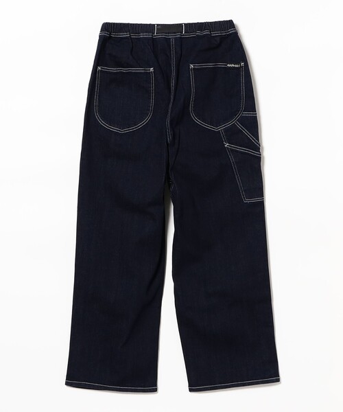 【美品】グラミチ LEE別注 コラボ デニムペインタークロプッドパンツ 濃紺 L セール】【別注】Gramicci / デニム ペインター パンツ（S～M