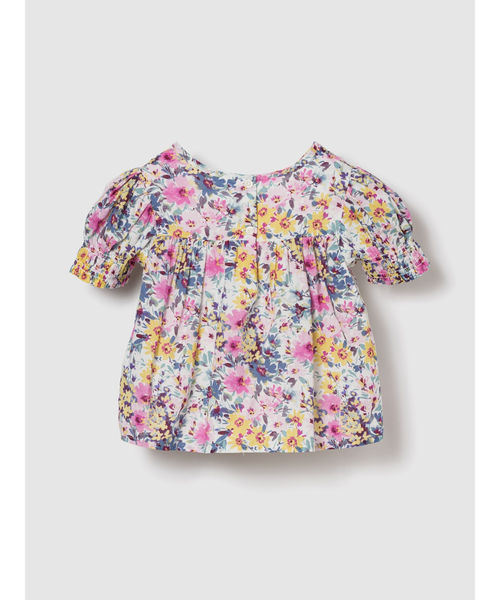 GAP（ギャップ）の「スモッキング パフスリーブ トップス（幼児・ベビー）（シャツ/ブラウス・キッズ・マルチ・70cm/80ｃｍ/90cm/95cm/100cm/105cm/110cm）」の2枚目の写真