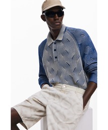 Desigual | 杢調のポロセーター(ニット/セーター)