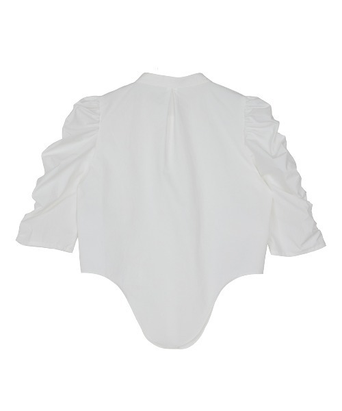 GATHER SLEEVE ROUND BLOUSE（シャツ/ブラウス）｜Ameri（アメリ）の