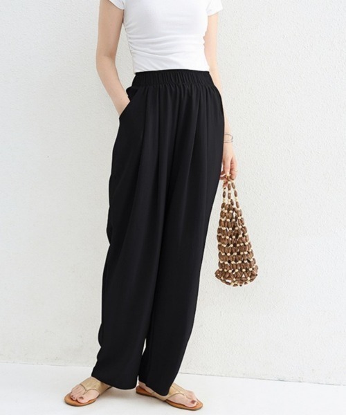 Beststore(ベストストア)の「ワイドパンツ ハイウエスト スラックス(その他パンツ・レディース・ライトベージュ/ブラック/グレー/モカ・L/M)」の10枚目の写真