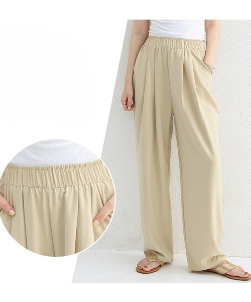 Beststore(ベストストア)の「ワイドパンツ ハイウエスト スラックス(その他パンツ・レディース・ライトベージュ/ブラック/グレー/モカ・L/M)」の14枚目の写真