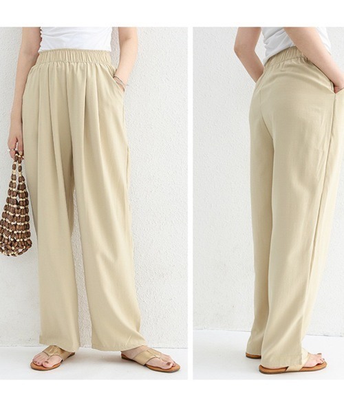 Beststore(ベストストア)の「ワイドパンツ ハイウエスト スラックス(その他パンツ・レディース・ライトベージュ/ブラック/グレー/モカ・L/M)」の12枚目の写真