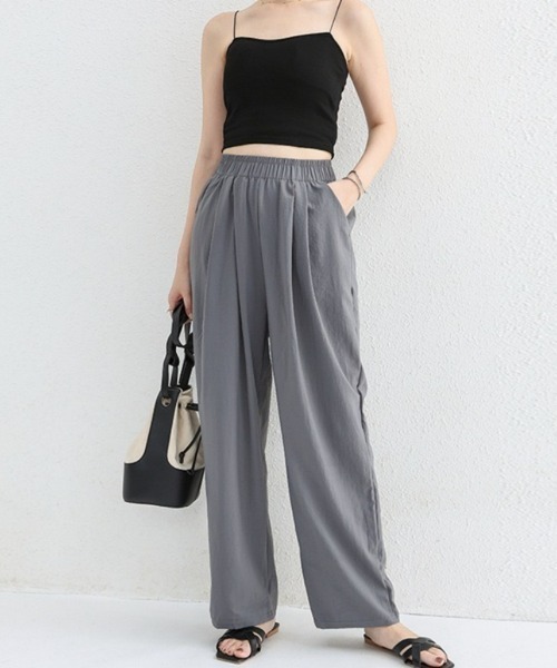 Beststore(ベストストア)の「ワイドパンツ ハイウエスト スラックス(その他パンツ・レディース・ライトベージュ/ブラック/グレー/モカ・L/M)」の16枚目の写真