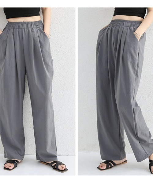 Beststore(ベストストア)の「ワイドパンツ ハイウエスト スラックス(その他パンツ・レディース・ライトベージュ/ブラック/グレー/モカ・L/M)」の19枚目の写真