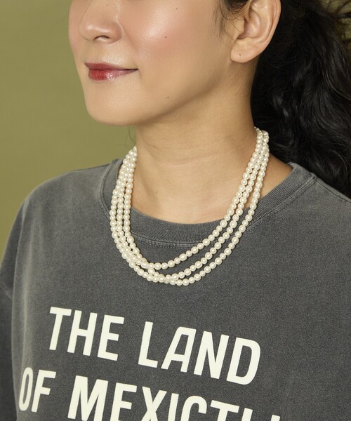 Freada(フリーダ)の「Freada/フリーダ ガラス 手巻き パール ロング ネックレス 140cm(ネックレス・レディース・オフホワイト・ONE SIZE)」の12枚目の写真