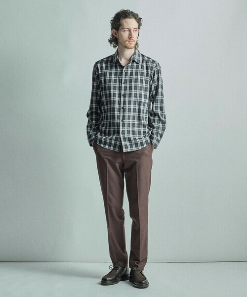 MEN'S BIGI(メンズビギ)の「ドビーチェックカジュアルシャツ(シャツ/ブラウス・メンズ・ブラック/ワイン・01/04/03/02)」の21枚目の写真