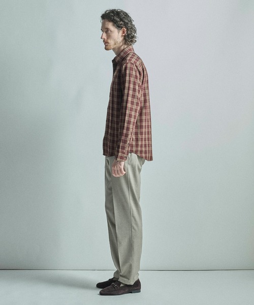 MEN'S BIGI（メンズビギ）の「ドビーチェックカジュアルシャツ（シャツ/ブラウス・メンズ・ブラック/ワイン・01/04/03/02）」の13枚目の写真