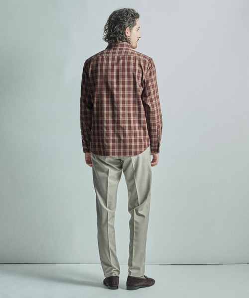 MEN'S BIGI（メンズビギ）の「ドビーチェックカジュアルシャツ（シャツ/ブラウス・メンズ・ブラック/ワイン・01/04/03/02）」の12枚目の写真