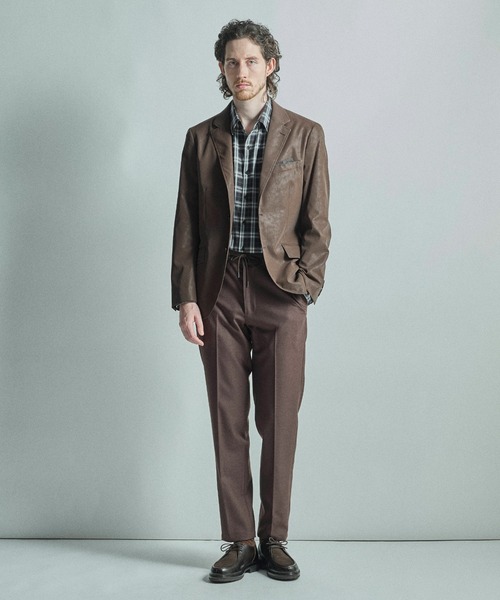 MEN'S BIGI（メンズビギ）の「ドビーチェックカジュアルシャツ（シャツ/ブラウス・メンズ・ブラック/ワイン・01/04/03/02）」の16枚目の写真