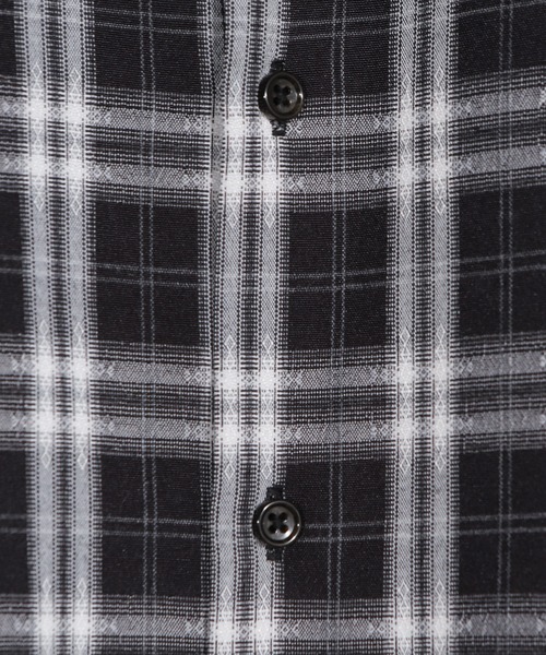 MEN'S BIGI（メンズビギ）の「ドビーチェックカジュアルシャツ（シャツ/ブラウス・メンズ・ブラック/ワイン・01/04/03/02）」の17枚目の写真