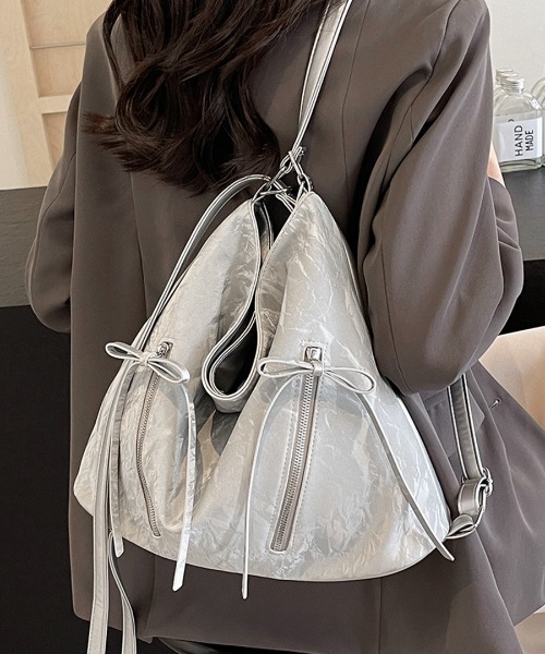 セール】3WAYリボンファスナーショルダーバッグ（ショルダーバッグ