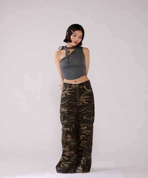 Judin（ジュディン）の「One shoulder sleeveless tops【JD】（その他トップス・レディース・グレー/ブルー・FREE）」の19枚目の写真