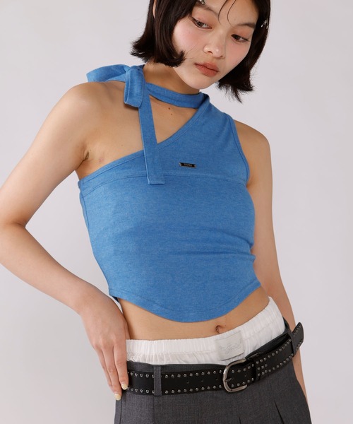 Judin（ジュディン）の「One shoulder sleeveless tops【JD】（その他トップス・レディース・グレー/ブルー・FREE）」の21枚目の写真