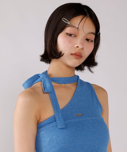 Judin（ジュディン）の「One shoulder sleeveless tops【JD】（その他トップス・レディース・グレー/ブルー・FREE）」の22枚目の写真