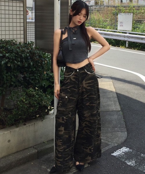 Judin（ジュディン）の「One shoulder sleeveless tops【JD】（その他トップス・レディース・グレー/ブルー・FREE）」の6枚目の写真