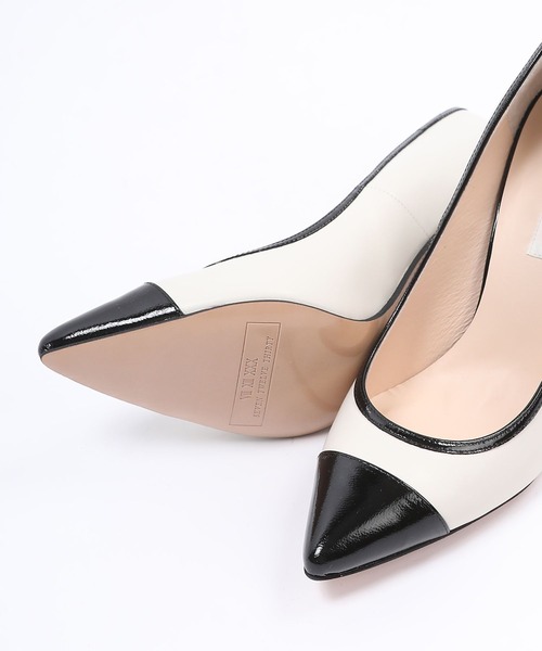 SEVEN TWELVE THIRTY(セヴントゥエルヴサーティー)の「コンビネーションパンプス(パンプス・レディース・ブラック/ホワイト×ブラック/ベージュ系その他・22cm/22.5cm/23cm/23.5cm/24cm/24.5cm)」の4枚目の写真