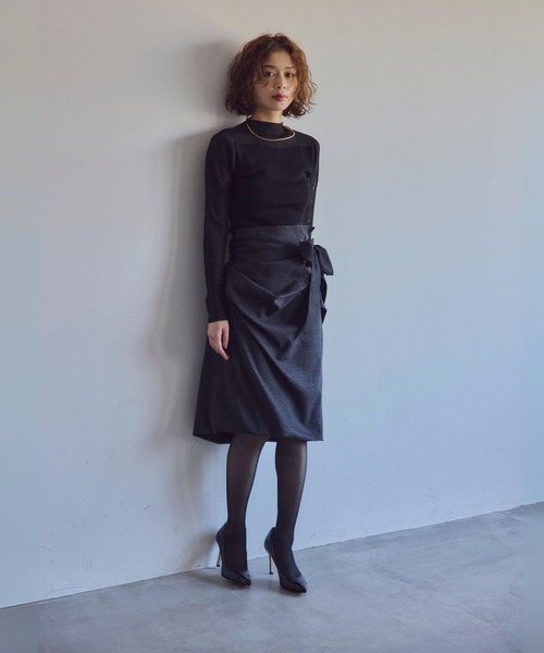 SEVEN TWELVE THIRTY(セヴントゥエルヴサーティー)の「コンビネーションパンプス(パンプス・レディース・ブラック/ホワイト×ブラック/ベージュ系その他・22cm/22.5cm/23cm/23.5cm/24cm/24.5cm)」の8枚目の写真