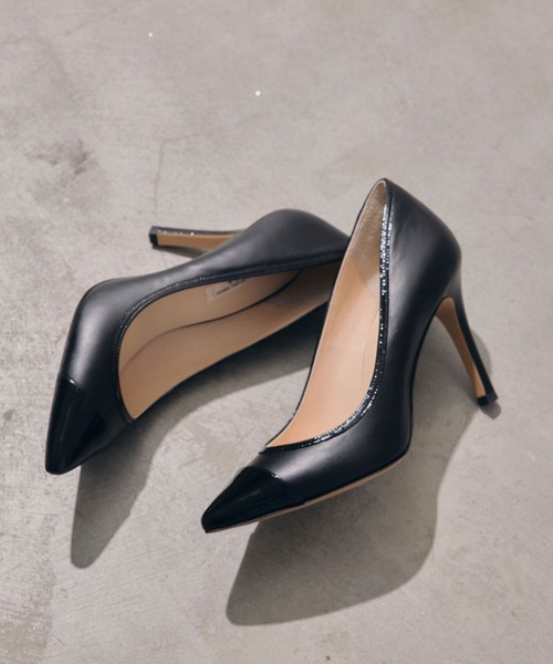 SEVEN TWELVE THIRTY(セヴントゥエルヴサーティー)の「コンビネーションパンプス(パンプス・レディース・ブラック/ホワイト×ブラック/ベージュ系その他・22cm/22.5cm/23cm/23.5cm/24cm/24.5cm)」の10枚目の写真