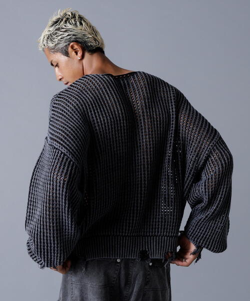 ニット セーター DankeSchon/ダンケシェーン/CHEMICAL MESHKNIT CN レディース メンズ DANKE SCHON（ダンケシェーン）の「DankeSchon/ダンケシェーン