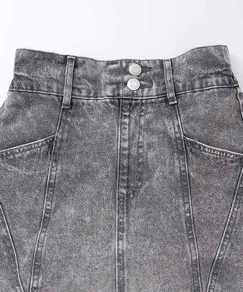 ⭐️24新作 ♡ Zadig&Voltaire 青膝丈スカート 新品♡　173 SHIPS for women - 2023伊藤真知×SHIPS☆Marisol別注UHURU