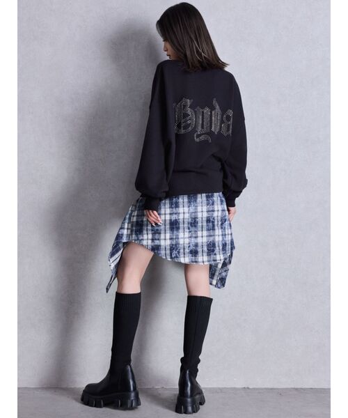 GYDA（ジェイダ）の「ニットドッキングボリュームソールブーツ（ブーツ・レディース・ブラック・SMALL/MEDIUM/LARGE）」の19枚目の写真