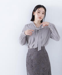 NATURAL BEAUTY BASIC | ◇リボンボウタイブラウス(シャツ/ブラウス)