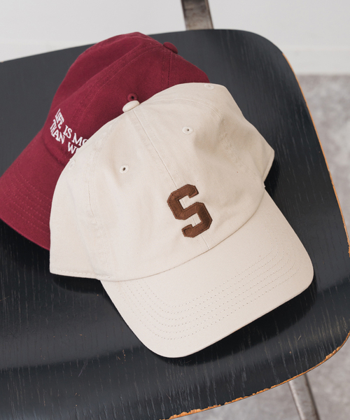 Spick & Span(スピックアンドスパン)の「GOOD ROCK SPEED / グッドロックスピード 別注lettered CAP2(キャップ・レディース・ベージュ/ボルドー・FREE)」の1枚目の写真