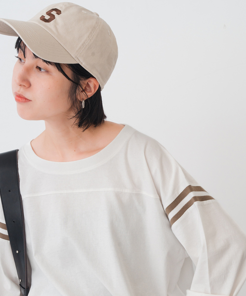 Spick & Span(スピックアンドスパン)の「GOOD ROCK SPEED / グッドロックスピード 別注lettered CAP2(キャップ・レディース・ベージュ/ボルドー・FREE)」の20枚目の写真