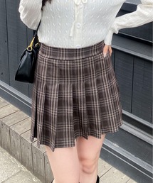 Mejoul | 【インナーパンツ付き】チェックプリーツミニスカート(スカート)